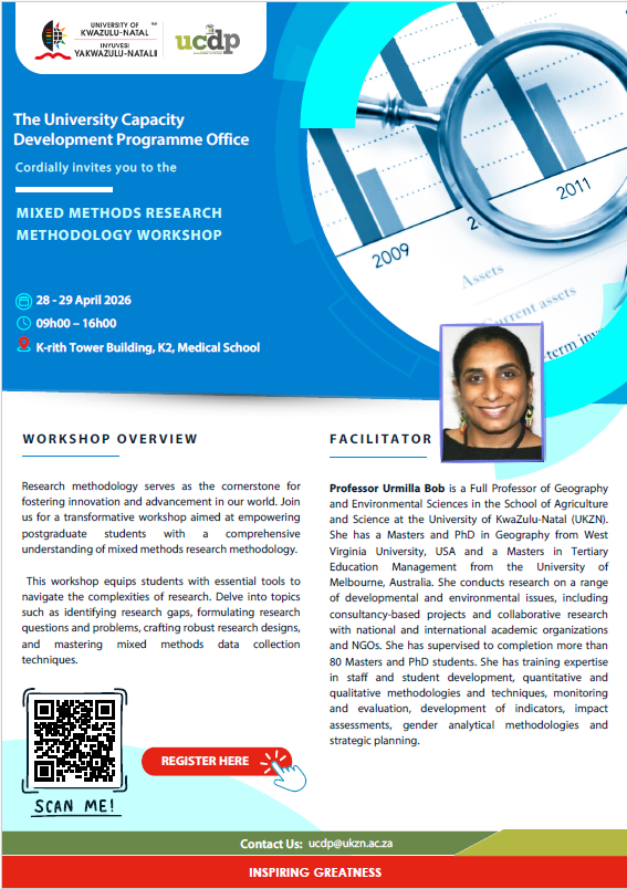 Mixed Methods Research Methodology Workshop - University Capacity ...